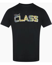 Roberto Cavalli - Cavalli Class Vibrant Floral Logo T-Shirt - Lyst