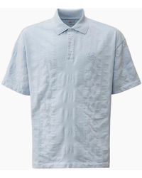 C.P. Company - Jersey Jacquard Multi Pattern Polo - Lyst