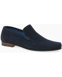 Loake - Nicholson Suede Moccasin Shoes - Lyst