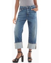 DIESEL - 1999 007L1 Denim Jeans Loose Fit Mid Waist Straight Leg Pants - Lyst