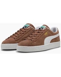 PUMA - Classic Suede Haute Coffee/ Trainers - Lyst