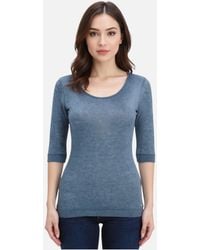 DIESEL - T-Salut 0Qama Tops 3/4 Sleeve - Lyst