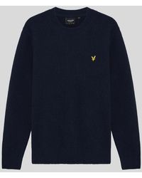Lyle & Scott - Brushed Crew Neck Jumper - Lyst