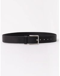 BOSS - Hugo Gionios Grainy Embossed-Leather Belt With Brushed Metal Hardware - Lyst