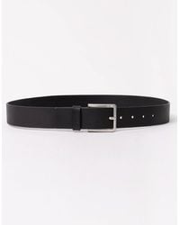BOSS - Hugo Gionios Grainy Embossed-Leather Belt With Brushed Metal Hardware Nos - Lyst