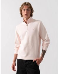 Lyle & Scott - Lyle & Scott Superfine Quarter Zip Sweatshirt - Lyst