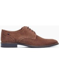 Base London - London Eton Derby Shoes Tan - Lyst