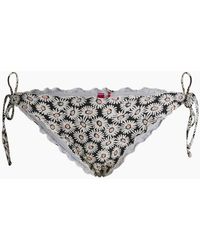 BOSS - Ditsy Daisies Ruffle Bikini Bottoms - Lyst