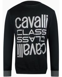 Roberto Cavalli - Cavalli Class Multi Logo Sweatshirt - Lyst
