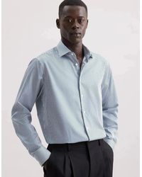 Seidensticker - Regular Fit Easy Iron New Kent Striped Business Shirt Dark - Lyst