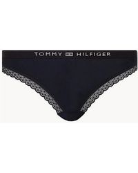 Tommy Hilfiger - Th Tonal Logo Lace Bikini Brief - Lyst