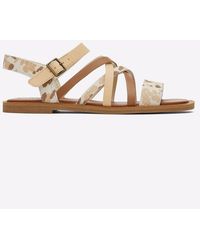 TOMS - Sephina Leather Sandals - Lyst