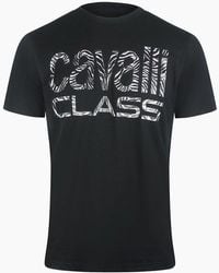 Roberto Cavalli - Cavalli Class Bold Zebra Print Logo T-Shirt - Lyst
