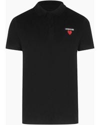 Love Moschino - Heart Logo Polo Shirt - Lyst