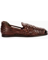 Hudson Jeans - Fornell Leather Weave Sandals - Lyst