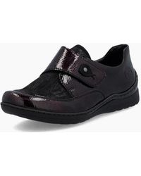 Rieker - Ladies Shoes 48951-35 Bordeaux Extra Wide Fit - Lyst