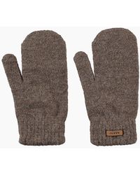 Barts - Witzia Comfy Knitted Fleece Lines Mittens - Lyst