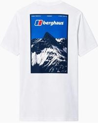 Berghaus - T Shirt Thresh Peak Crew Neck Short Sleeve Cotton Summer Tee - Lyst