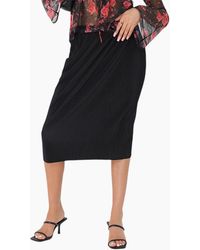 Brave Soul - Elle Midi Skirts Elasticated Waist Ladies Casual Bottom - Lyst