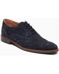 Base London - London Clarence Brogue Leather Brogues Shoes - Lyst