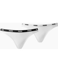 PUMA - 2-Pack Classic Logo Low-Rise Bikini Briefs - Lyst