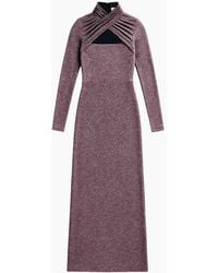 Ro&zo - Cameron Sparkle Long-Sleeve Cut-Out Dress - Lyst