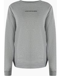 Love Moschino - Small Logo Sweatshirt - Lyst