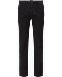 BOSS - Crigan2 Solid Patterned Straight Trousers - Lyst