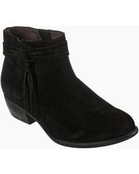 Skechers - Texas Modern Western Leather Suede Boots - Lyst