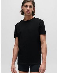 BOSS - Hugo Round Two-Pack Of Slim-Fit T-Shirts - Lyst