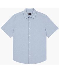BOSS - Boss Rash 2 Linen Short Sleeve Shirt - Lyst