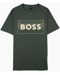 BOSS - Tee 2 Artwork Logo T Shirt 379 - Lyst