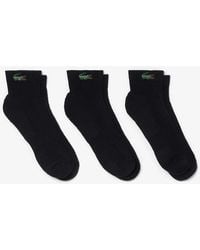 Lacoste - 3-Pack Low Socks - Lyst