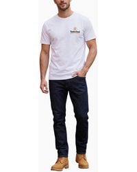 Timberland - T Shirts Illustrated Tree Logo Summer Top - Lyst
