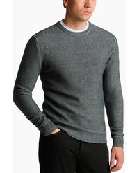 Remus Uomo - Two-Tone Knit Sweater - Lyst
