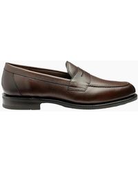Loake - Imperial Saddle Loafer Dark Grain - Lyst