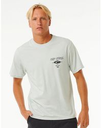 Rip Curl - Rip Curl Fade Out Icon Short Sleeve T-Shirt - Lyst