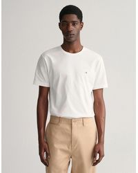 GANT - Regular Fit Short Sleeve Shield Logo T-Shirt Nos - Lyst