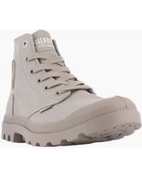 Palladium - Mono Chrome Hi Top Vegan Canvas Boots - Lyst