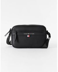 Tommy Hilfiger - Essential Pu Metal Logo Reporter Bag - Lyst