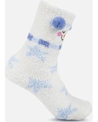 Totes - Isotoner Novelty Supersoft Socks Snowman - Lyst