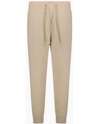 Burberry - 'Hunton' Knitted Cuffed Cashmere Sweatpants Soft Fawn - Lyst