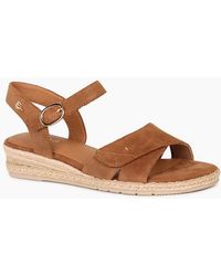 Softline - California Low Wedge Sandals - Lyst