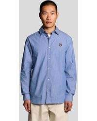 Lyle & Scott - Cotton Poplin Twin Stripe Shirt - Lyst