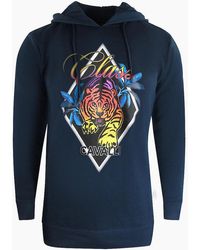 Roberto Cavalli - Cavalli Class Diamond Tiger Design Hoodie - Lyst