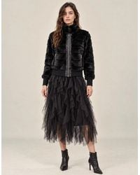 James Lakeland - Panelled Faux Fur Jacket - Lyst