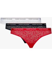 Tommy Hilfiger - Bikini Lace 3 Pack Underwear Desert Sky//Primary - Lyst