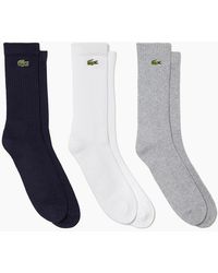 Lacoste - Sport 3 Pack High Cut Socks - Lyst