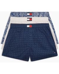 Tommy Hilfiger - Woven Boxer Boxer Shorts Multicoloured - Lyst