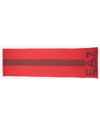 EA7 - Montain Logo Scarf - Lyst